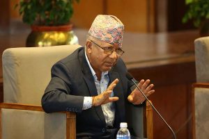 Immediate unity between leftist is not possible:Madhav Nepal