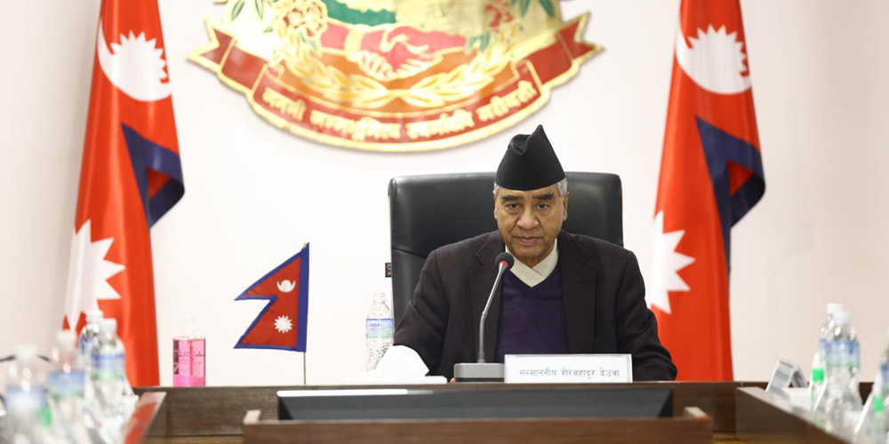 Prime minister Deuba visit to India is scheduled for Sunday.