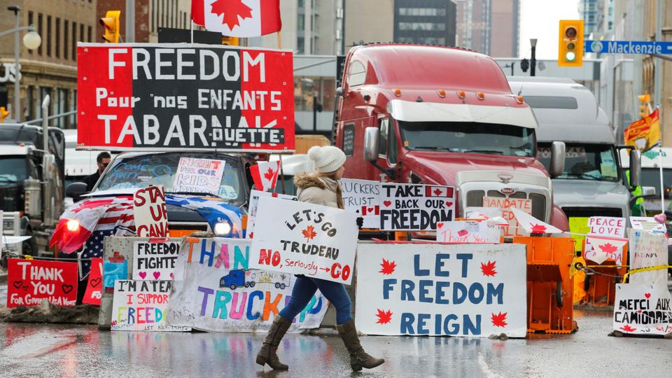 Truck drivers in Canada warned to continue protest until their demands are met