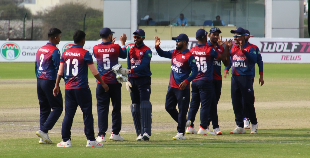 Nepal won the first T20 international match against Kenya