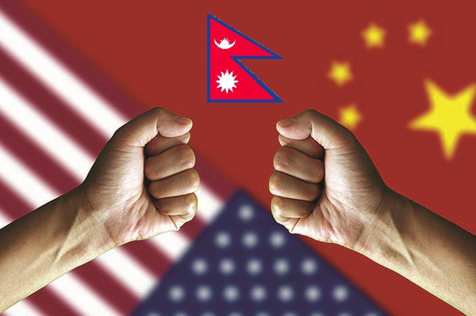 Existence of Nepal in US-China geopolitical war