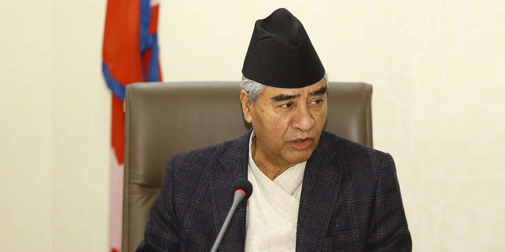 Prime Minister Deuba in election campaign violating the election code of conduct