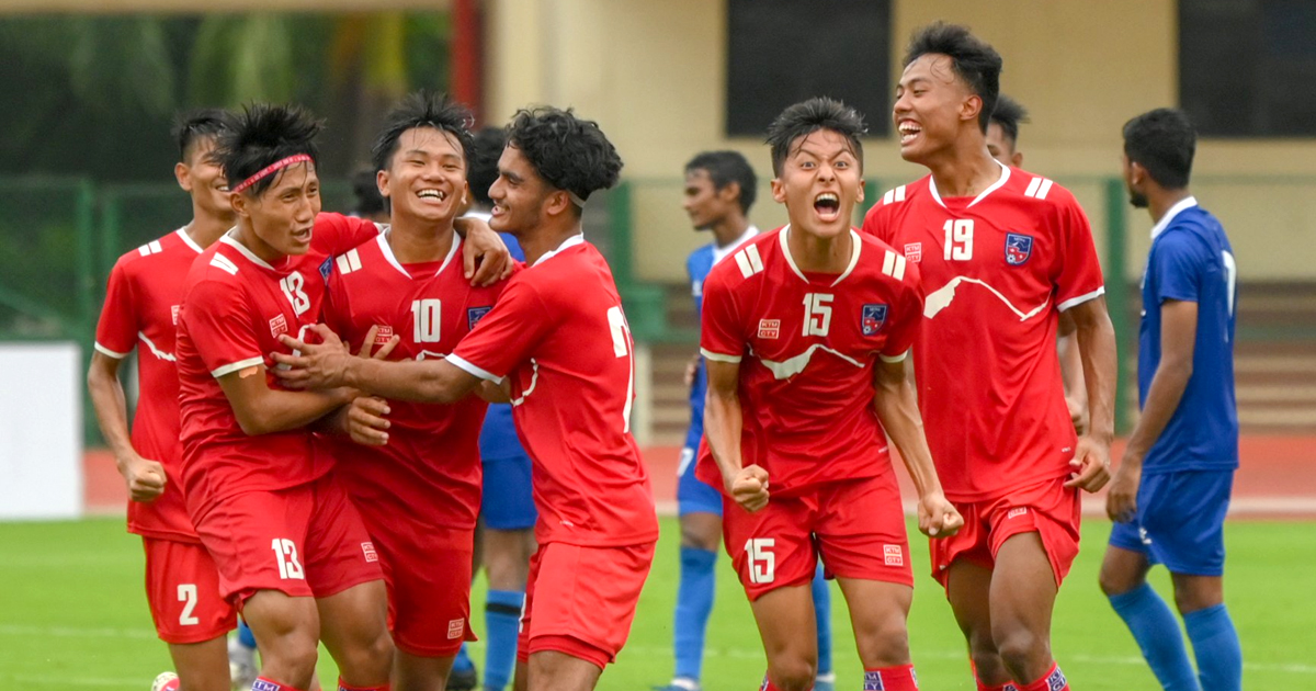 Nepal won the Maldives by 4-0