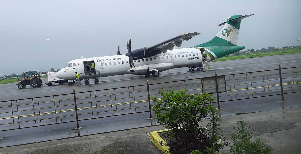 Malfunction in two planes of Yeti Air on the same day: Emergency landing after engine failure