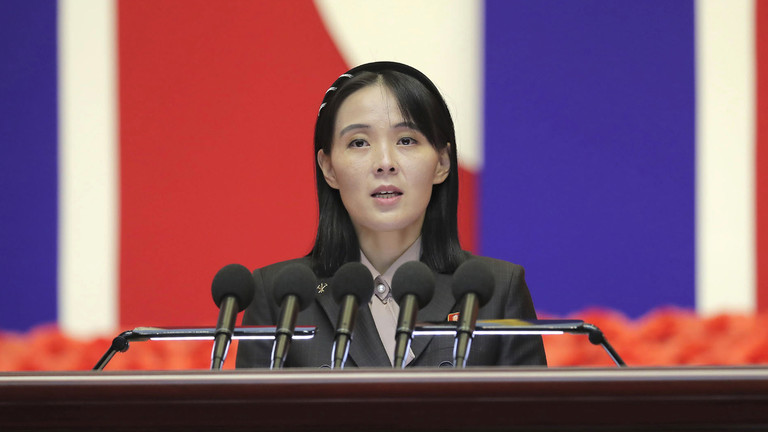 Kim Jong Un’s sister warns the South Korean president to shut his mouth