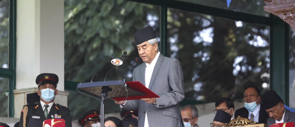 Government committed to conduct the election in a fair & fearless environment:Deuba