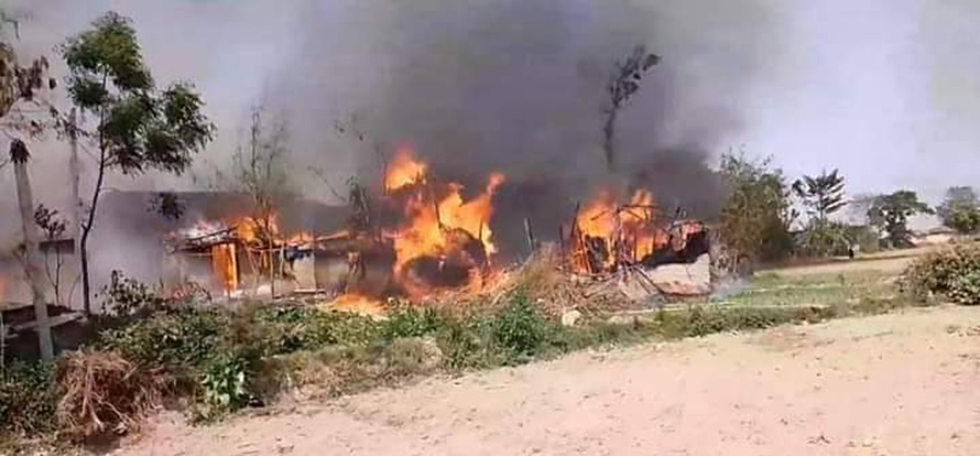 Fire in Rautahat: More than 21 houses burnt down
