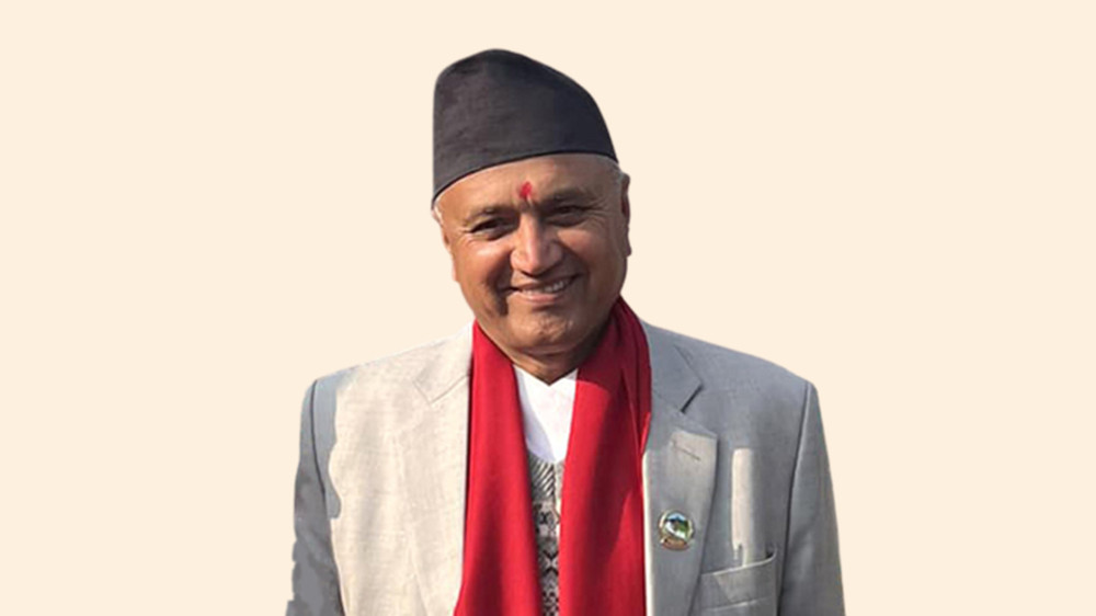 Chief Minister of Gandaki Province taking a vote of confidence