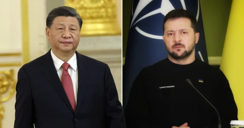 Xi Jinping holds a phone conversation with Zelensky