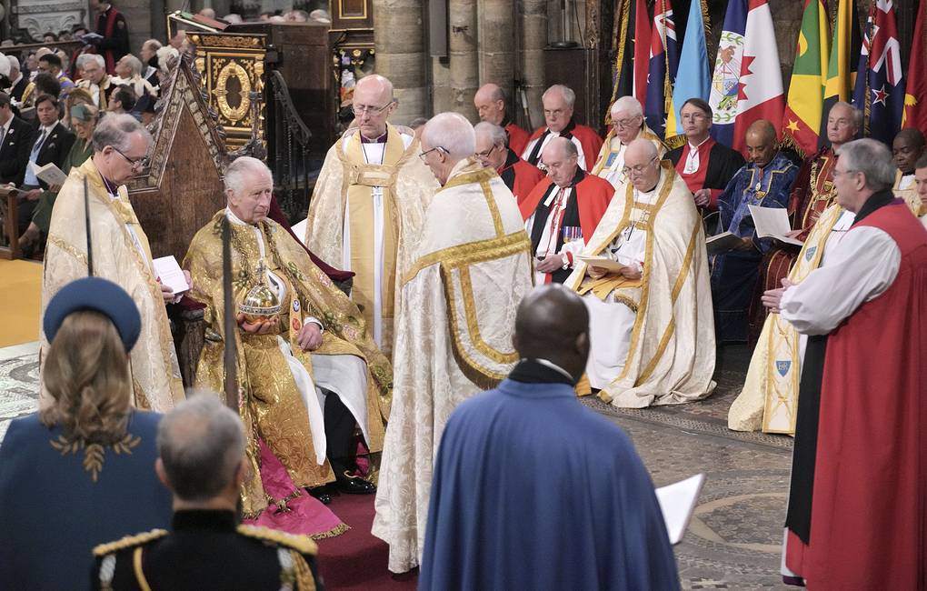 Charles III crowned at Westminster Abbey in London