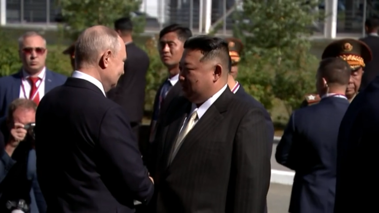 Russian President Putin meets North Korean leader Kim Jong-un