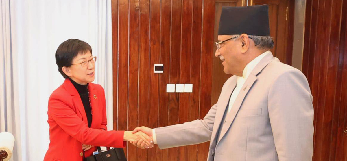 PM Dahal’s emphasized on dialogue between the warring parties for world peace