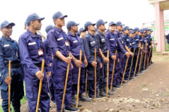 Temporary police personnel myadi prahari