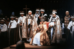 queen elizabeth after her coronation ceremony
