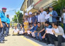 fnj koshi journalist in protest
